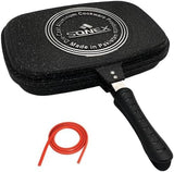 SONEX Die Cast Double Grill Pan 30cm, Ceramic Coating with Extra Rubber - Al Kabayel Discount CentreSONEX Die Cast Double Grill Pan 30cm, Ceramic Coating with Extra RubberFrying Pans & SkilletsSONEXAl Kabayel Discount Centre