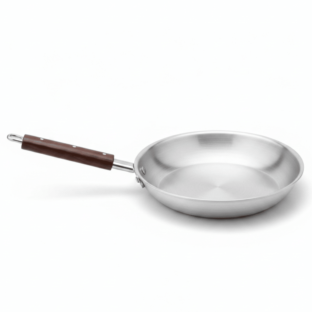 Sonex High - Quality Round Aluminum Frying Pan with Strong Wooden Handle for Everyday Cooking – 30 cm - Al Kabayel Discount CentreSonex High - Quality Round Aluminum Frying Pan with Strong Wooden Handle for Everyday Cooking – 30 cmFrying Pan & Grill PanSONEXAl Kabayel Discount Centre