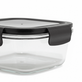 Spanis Home Glass Lunch Box with Black Plastic Clip Lock Lid — 800ml - Al Kabayel Discount CentreSpanis Home Glass Lunch Box with Black Plastic Clip Lock Lid — 800mlLunch BoxSPANIS HOMEAl Kabayel Discount Centre