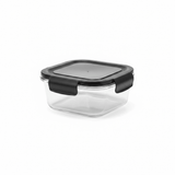 Spanis Home Glass Lunch Box with Black Plastic Clip Lock Lid — 800ml - Al Kabayel Discount CentreSpanis Home Glass Lunch Box with Black Plastic Clip Lock Lid — 800mlLunch BoxSPANIS HOMEAl Kabayel Discount Centre