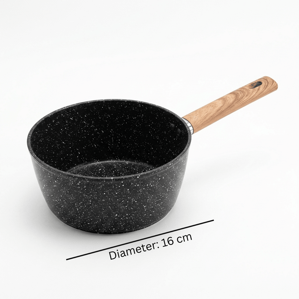 Spanis Home Granite Non-Stick Saucepan 16cm - Al Kabayel Discount CentreSpanis Home Granite Non-Stick Saucepan 16cmFrying Pans & SkilletsSPANIS HOMEAl Kabayel Discount Centre