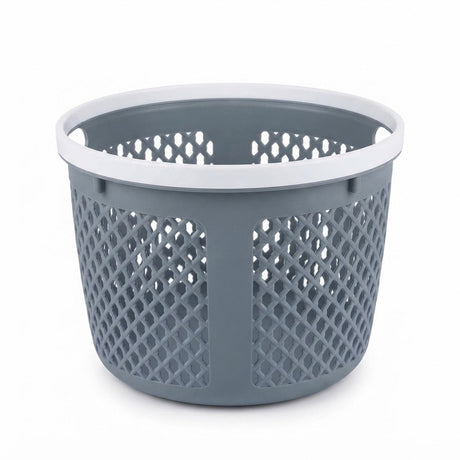 Spanis Home Grey & White Storage Basket – 20×25 cm - Al Kabayel Discount CentreSpanis Home Grey & White Storage Basket – 20×25 cmOrganizers & AccessoriesSPANIS HOMEAl Kabayel Discount Centre
