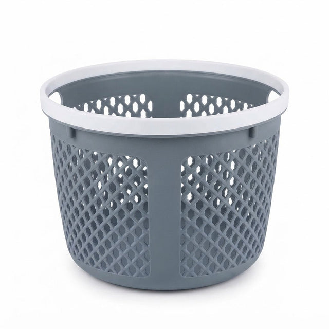 Spanis Home Grey & White Storage Basket – 20×25 cm - Al Kabayel Discount CentreSpanis Home Grey & White Storage Basket – 20×25 cmOrganizers & AccessoriesSPANIS HOMEAl Kabayel Discount Centre