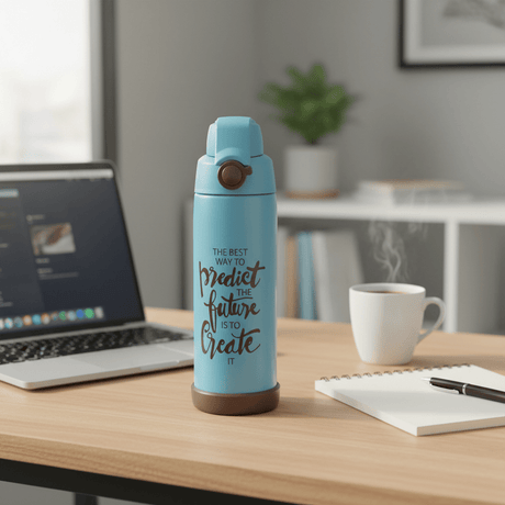 Spanis Home Sky Blue Stainless Steel Vacuum Insulated Bottle - 600ml - Al Kabayel Discount CentreSpanis Home Sky Blue Stainless Steel Vacuum Insulated Bottle - 600mlWater BottlesSPANIS HOMEAl Kabayel Discount Centre