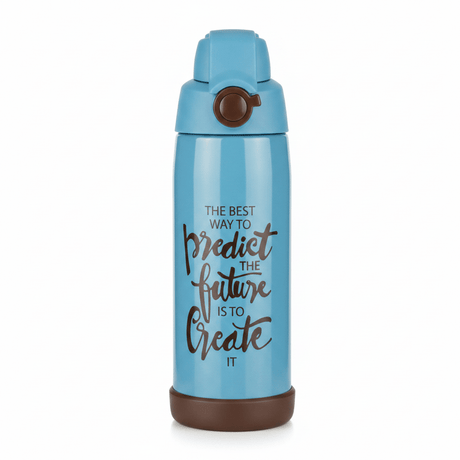 Spanis Home Sky Blue Stainless Steel Vacuum Insulated Bottle - 600ml - Al Kabayel Discount CentreSpanis Home Sky Blue Stainless Steel Vacuum Insulated Bottle - 600mlWater BottlesSPANIS HOMEAl Kabayel Discount Centre