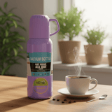 Spanis Home Stainless Steel Vacuum Bottle - 500ml - Lavender / Coral / Light Green / Cream - Al Kabayel Discount CentreSpanis Home Stainless Steel Vacuum Bottle - 500ml - Lavender / Coral / Light Green / CreamWater BottlesSPANIS HOMEAl Kabayel Discount Centre