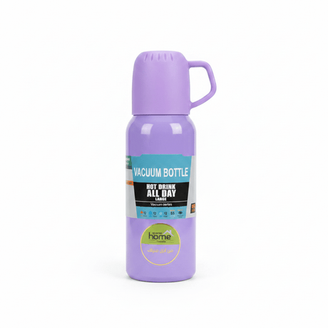 Spanis Home Stainless Steel Vacuum Bottle - 500ml - Lavender / Coral / Light Green / Cream - Al Kabayel Discount CentreSpanis Home Stainless Steel Vacuum Bottle - 500ml - Lavender / Coral / Light Green / CreamWater BottlesSPANIS HOMEAl Kabayel Discount Centre