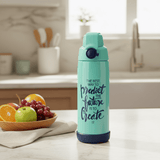 Spanis Home Teal Stainless Steel Vacuum Insulated Water Bottle - 600ml - Al Kabayel Discount CentreSpanis Home Teal Stainless Steel Vacuum Insulated Water Bottle - 600mlWater BottlesSPANIS HOMEAl Kabayel Discount Centre