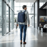 Speed Professional Navy Blue Polyester Laptop Backpack 45 x 30 cm – Office & Travel Bag with Laptop Compartment - Al Kabayel Discount CentreSpeed Professional Navy Blue Polyester Laptop Backpack 45 x 30 cm – Office & Travel Bag with Laptop CompartmentBackpacksSPEEDAl Kabayel Discount Centre