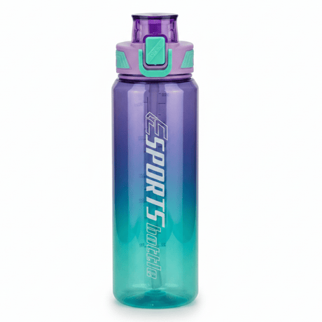 SPORTS Elite Gradient Water Bottle — Purple & Teal | Flip-Lock Cap 1000ml - Al Kabayel Discount CentreSPORTS Elite Gradient Water Bottle — Purple & Teal | Flip-Lock Cap 1000mlWater bottlesAKDCAl Kabayel Discount Centre