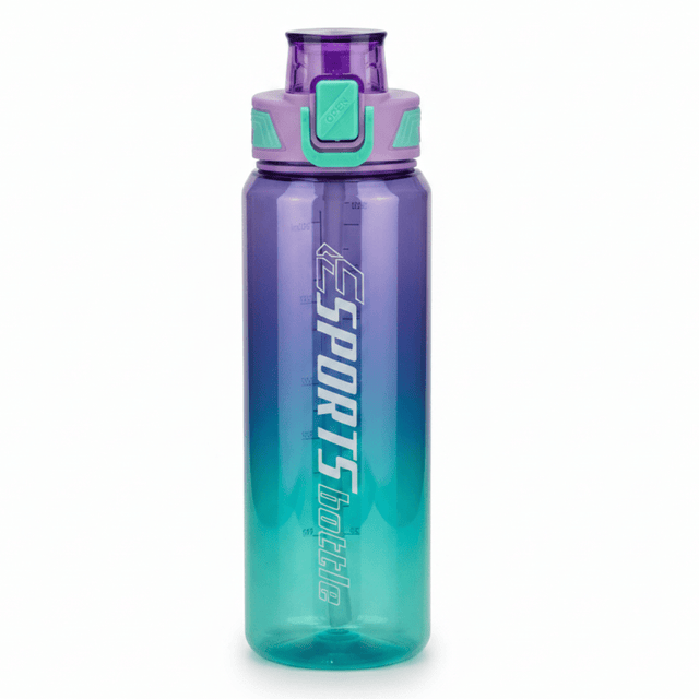 SPORTS Elite Gradient Water Bottle — Purple & Teal | Flip-Lock Cap 1000ml - Al Kabayel Discount CentreSPORTS Elite Gradient Water Bottle — Purple & Teal | Flip-Lock Cap 1000mlWater bottlesAKDCAl Kabayel Discount Centre