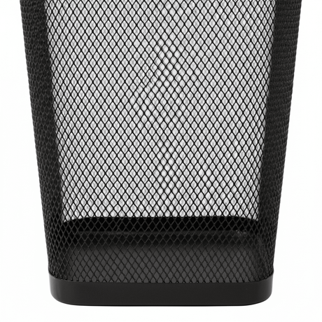 Square Metal Mesh Dustbin - 28×21 cm - Black / Metallic grey - Al Kabayel Discount CentreSquare Metal Mesh Dustbin - 28×21 cm - Black / Metallic greyOrganizers & AccessoriesAKDCAl Kabayel Discount Centre