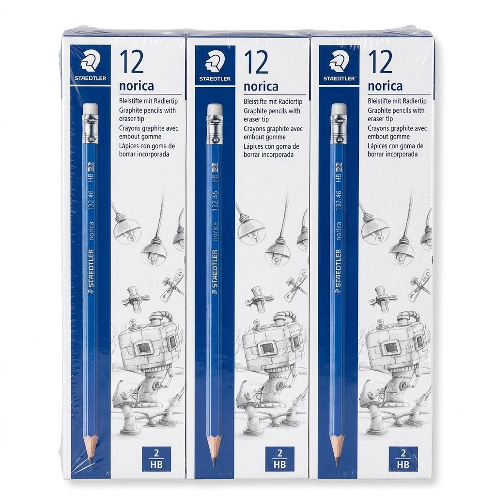 Staedtler Norica HB Graphite Pencils with Eraser Tip – Pack of 36 - Al Kabayel Discount CentreStaedtler Norica HB Graphite Pencils with Eraser Tip – Pack of 36Pens, Pencils & MarkersSTAEDTLERAl Kabayel Discount Centre
