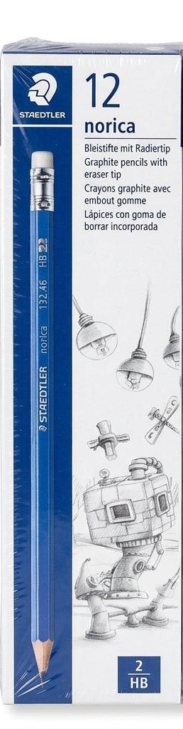 Staedtler Norica HB Graphite Pencils with Eraser Tip – Pack of 36 - Al Kabayel Discount CentreStaedtler Norica HB Graphite Pencils with Eraser Tip – Pack of 36Pens, Pencils & MarkersSTAEDTLERAl Kabayel Discount Centre