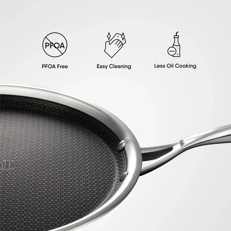 Stahl Triply Stainless Steel Non Stick Tawa | Tri Ply Dosa Tawa | Stainless Steel Scratch Resistant Dosa Tawa with Induction Base - 32 cm - Al Kabayel Discount CentreStahl Triply Stainless Steel Non Stick Tawa | Tri Ply Dosa Tawa | Stainless Steel Scratch Resistant Dosa Tawa with Induction Base - 32 cmFrying Pan & Grill PanSTAHlAl Kabayel Discount Centre