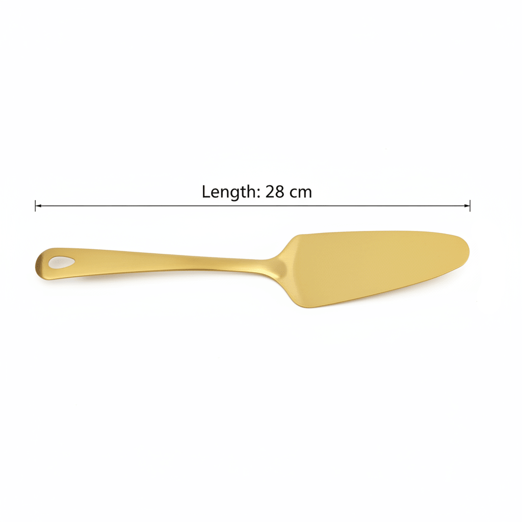 Stainless Steel Cake Server 28cm - Gold - Al Kabayel Discount CentreStainless Steel Cake Server 28cm - GoldKitchen Utensils & GadgetsAKDCAl Kabayel Discount Centre