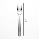 Stainless Steel fork Set of 6 – 15cm Silver - Al Kabayel Discount CentreStainless Steel fork Set of 6 – 15cm SilverForkAKDCAl Kabayel Discount Centre
