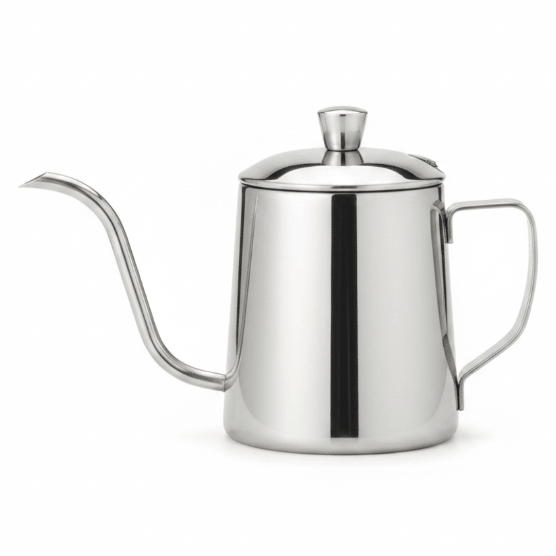 Stainless Steel Gooseneck Pour - Over Coffee Kettle | Mirror - Polished | 10cm - Al Kabayel Discount CentreStainless Steel Gooseneck Pour - Over Coffee Kettle | Mirror - Polished | 10cmTea/Coffee PotsAKDCAl Kabayel Discount Centre