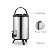 Stainless Steel Insulated Beverage Dispenser Bucket – 12L - Al Kabayel Discount CentreStainless Steel Insulated Beverage Dispenser Bucket – 12LJugsAKDCAl Kabayel Discount Centre