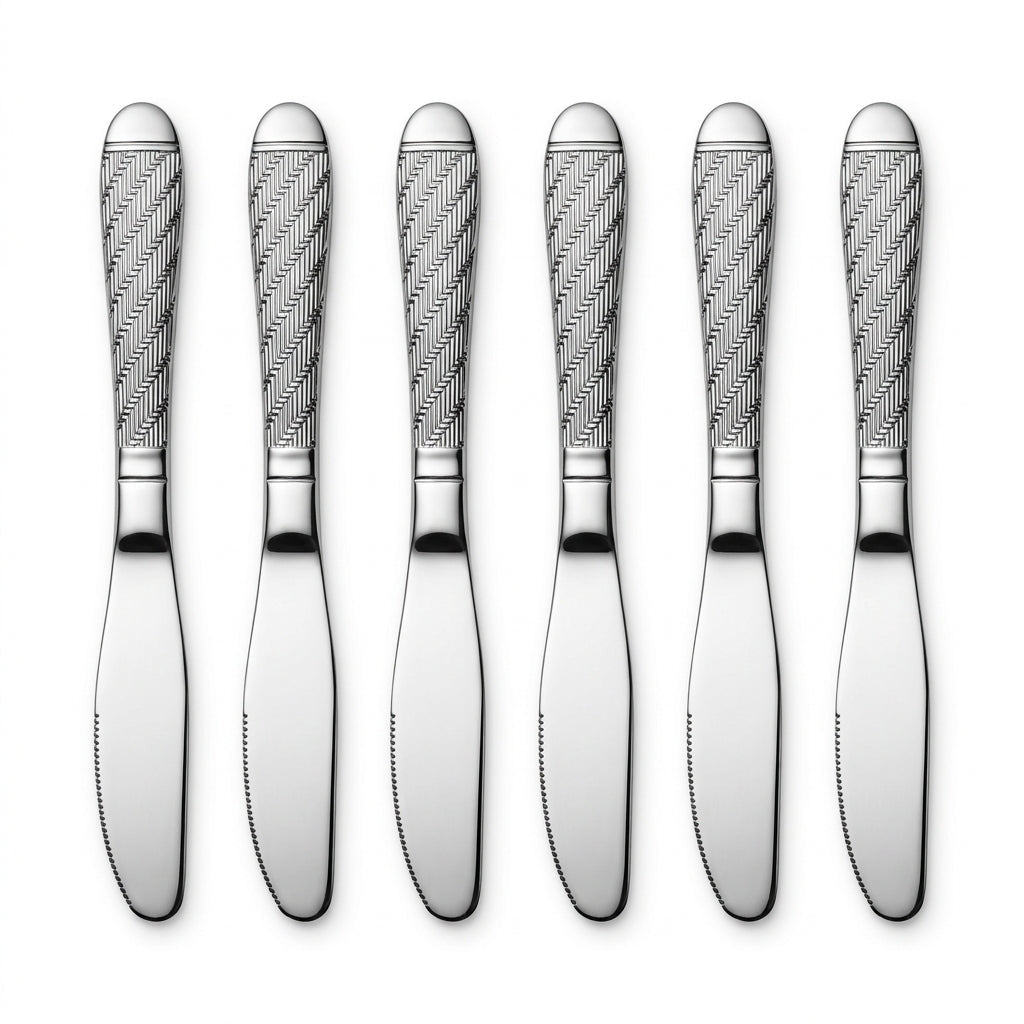 Stainless Steel Knife Set of 6 - 22.5cm Silver - Al Kabayel Discount CentreStainless Steel Knife Set of 6 - 22.5cm SilverKnife & Knife SetsAKDCAl Kabayel Discount Centre