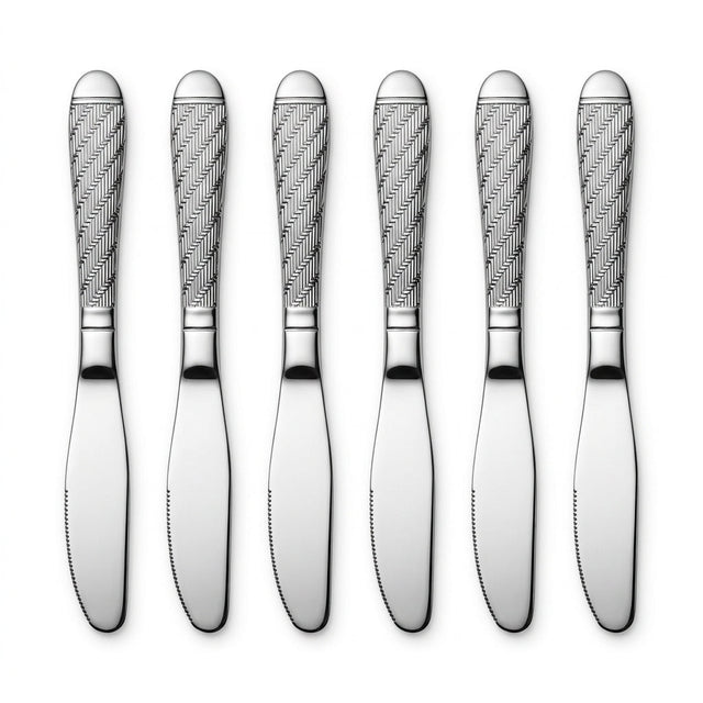 Stainless Steel Knife Set of 6 - 22.5cm Silver - Al Kabayel Discount CentreStainless Steel Knife Set of 6 - 22.5cm SilverKnife & Knife SetsAKDCAl Kabayel Discount Centre