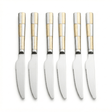 Stainless Steel Knife Set of 6 – 23cm Silver & Gold Accent - Al Kabayel Discount CentreStainless Steel Knife Set of 6 – 23cm Silver & Gold AccentKnife & Knife SetsAKDCAl Kabayel Discount Centre