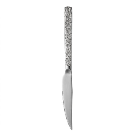 Stainless Steel Knife Set of 6 - 23cm Silver Textured Handle - Al Kabayel Discount CentreStainless Steel Knife Set of 6 - 23cm Silver Textured HandleKnife & Knife SetsAKDCAl Kabayel Discount Centre