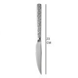 Stainless Steel Knife Set of 6 - 23cm Silver Textured Handle - Al Kabayel Discount CentreStainless Steel Knife Set of 6 - 23cm Silver Textured HandleKnife & Knife SetsAKDCAl Kabayel Discount Centre