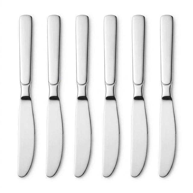 Stainless Steel Knife Set of 6 - 23cm Silver - Al Kabayel Discount CentreStainless Steel Knife Set of 6 - 23cm SilverKnife & Knife SetsAKDCAl Kabayel Discount Centre
