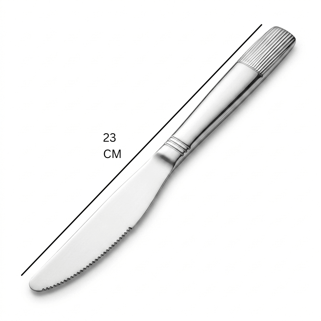 Stainless Steel knife Set of 6 – 23cm Silver - Al Kabayel Discount CentreStainless Steel knife Set of 6 – 23cm SilverKnife & Knife SetsAKDCAl Kabayel Discount Centre