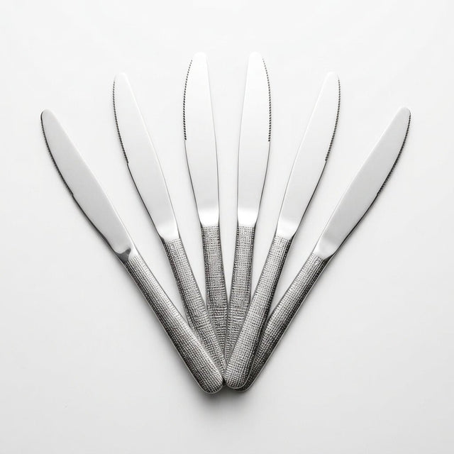 Stainless Steel Knife Set of 6 - 23cm Silver - Al Kabayel Discount CentreStainless Steel Knife Set of 6 - 23cm SilverKnife & Knife SetsAKDCAl Kabayel Discount Centre