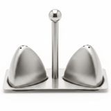 Stainless Steel Salt & Pepper Shaker Set with Stand | Brushed Silver | 6×2cm & 7×5cm - Al Kabayel Discount CentreStainless Steel Salt & Pepper Shaker Set with Stand | Brushed Silver | 6×2cm & 7×5cmKitchen Utensils & GadgetsAKDCAl Kabayel Discount Centre