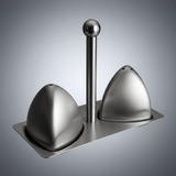 Stainless Steel Salt & Pepper Shaker Set with Stand | Brushed Silver | 6×2cm & 7×5cm - Al Kabayel Discount CentreStainless Steel Salt & Pepper Shaker Set with Stand | Brushed Silver | 6×2cm & 7×5cmKitchen Utensils & GadgetsAKDCAl Kabayel Discount Centre