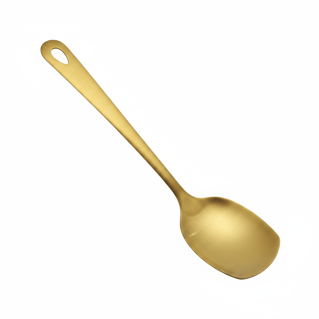 Stainless Steel Serving Spoon 24cm – Gold - Al Kabayel Discount CentreStainless Steel Serving Spoon 24cm – GoldServing SpoonAKDCAl Kabayel Discount Centre