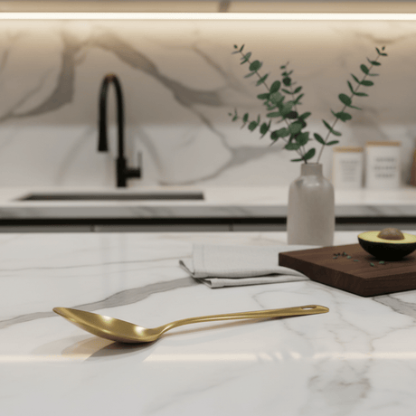 Stainless Steel Serving Spoon 25cm – Gold - Al Kabayel Discount CentreStainless Steel Serving Spoon 25cm – GoldServing SpoonAKDCAl Kabayel Discount Centre