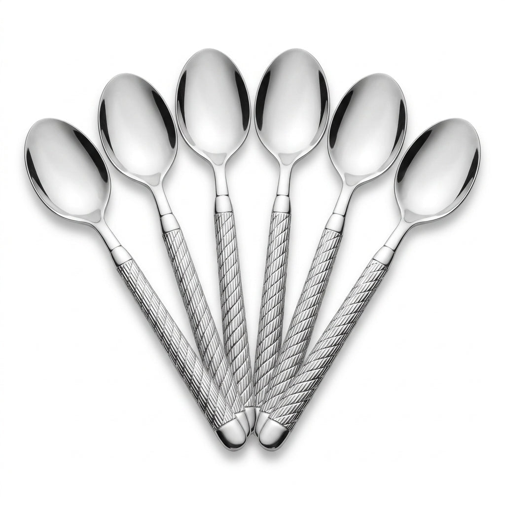 Stainless Steel Spoon Set of 6 - 15.5cm Silver - Al Kabayel Discount CentreStainless Steel Spoon Set of 6 - 15.5cm SilverSpoonsAKDCAl Kabayel Discount Centre