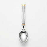 Stainless Steel Spoon Set of 6 – 15cm Silver & Gold Accent - Al Kabayel Discount CentreStainless Steel Spoon Set of 6 – 15cm Silver & Gold AccentSpoonsAKDCAl Kabayel Discount Centre