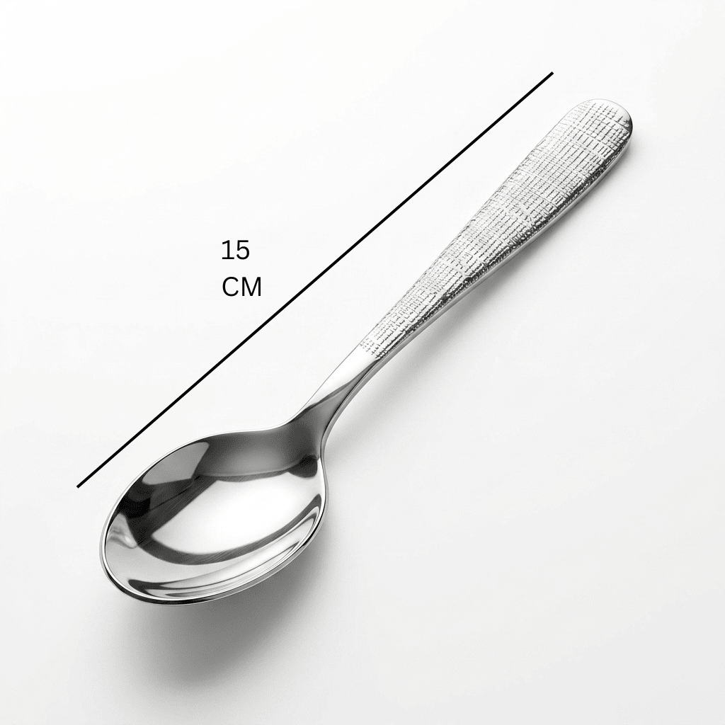Stainless Steel Spoon Set of 6 - 15cm Silver - Al Kabayel Discount CentreStainless Steel Spoon Set of 6 - 15cm SilverSpoonsAKDCAl Kabayel Discount Centre