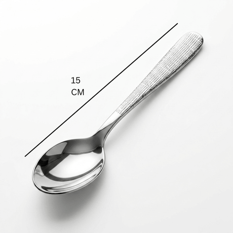 Stainless Steel Spoon Set of 6 - 15cm Silver - Al Kabayel Discount CentreStainless Steel Spoon Set of 6 - 15cm SilverSpoonsAKDCAl Kabayel Discount Centre