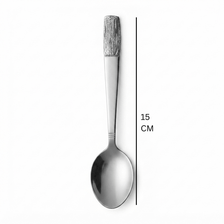 Stainless Steel Spoon Set of 6 – 15cm Silver - Al Kabayel Discount CentreStainless Steel Spoon Set of 6 – 15cm SilverSpoonsAKDCAl Kabayel Discount Centre