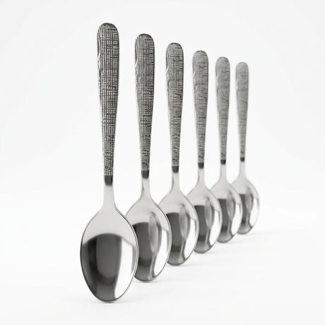 Stainless Steel Spoon Set of 6 - 15cm Silver - Al Kabayel Discount CentreStainless Steel Spoon Set of 6 - 15cm SilverSpoonsAKDCAl Kabayel Discount Centre