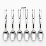 Stainless Steel Spoon Set of 6 - 19cm - Al Kabayel Discount CentreStainless Steel Spoon Set of 6 - 19cmSpoonsAKDCAl Kabayel Discount Centre
