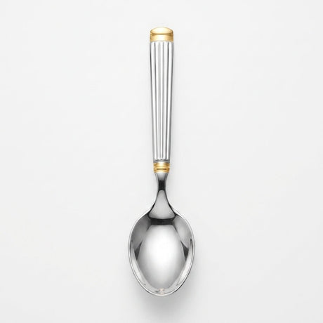 Stainless Steel Spoon Set of 6 – 20cm Silver & Gold Accent - Al Kabayel Discount CentreStainless Steel Spoon Set of 6 – 20cm Silver & Gold AccentSpoonsAKDCAl Kabayel Discount Centre