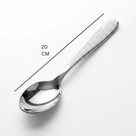 Stainless Steel Spoon Set of 6 - 20cm Silver - Al Kabayel Discount CentreStainless Steel Spoon Set of 6 - 20cm SilverSpoonsAKDCAl Kabayel Discount Centre