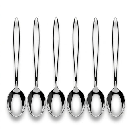 Stainless Steel Spoon Set of 6 - 20cm Silver - Al Kabayel Discount CentreStainless Steel Spoon Set of 6 - 20cm SilverSpoonsAKDCAl Kabayel Discount Centre