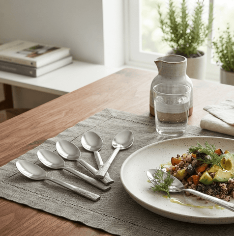 Stainless Steel Spoon Set of 6 – 20cm Silver - Al Kabayel Discount CentreStainless Steel Spoon Set of 6 – 20cm SilverSpoonsAKDCAl Kabayel Discount Centre