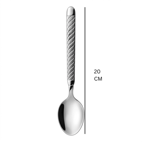 Stainless Steel Spoon Set of 6 - 20cm Silver - Al Kabayel Discount CentreStainless Steel Spoon Set of 6 - 20cm SilverSpoonsAKDCAl Kabayel Discount Centre