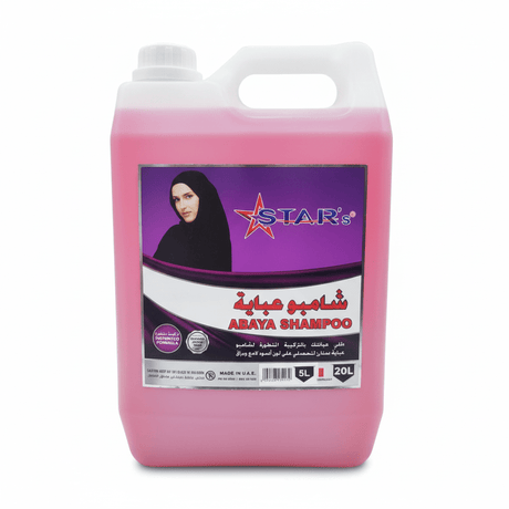 Star's Abaya Shampoo 5L – Gentle Fabric Cleaner for Abayas & Delicates - Al Kabayel Discount CentreStar's Abaya Shampoo 5L – Gentle Fabric Cleaner for Abayas & DelicatesHousehold CleaningStar'sAl Kabayel Discount Centre
