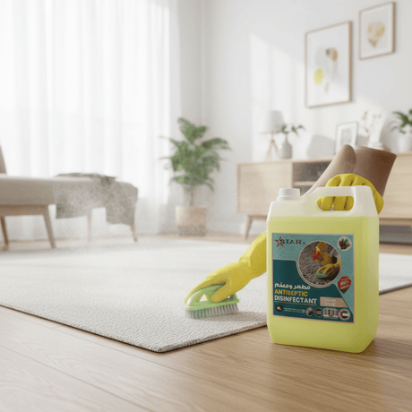 Star's Pine Antiseptic Disinfectant 5L – Powerful Floor & Surface Cleaner - Al Kabayel Discount CentreStar's Pine Antiseptic Disinfectant 5L – Powerful Floor & Surface CleanerHousehold CleaningStar'sAl Kabayel Discount Centre