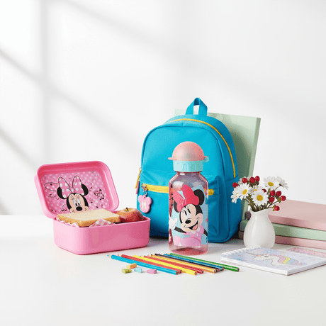 Stor Minnie Mouse Reusable Plastic Water Bottle Pink 370ml Kids Drinking Bottle BPA Free School Bottle - Al Kabayel Discount CentreStor Minnie Mouse Reusable Plastic Water Bottle Pink 370ml Kids Drinking Bottle BPA Free School BottleWater BottlesSTORAl Kabayel Discount Centre